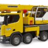 BRUDER 03571 SCANIA SUPER 560R LIEBHERR CRANE TRUCK WITH LIGHT AND SOUND MODULE KOUREAS TOYS
