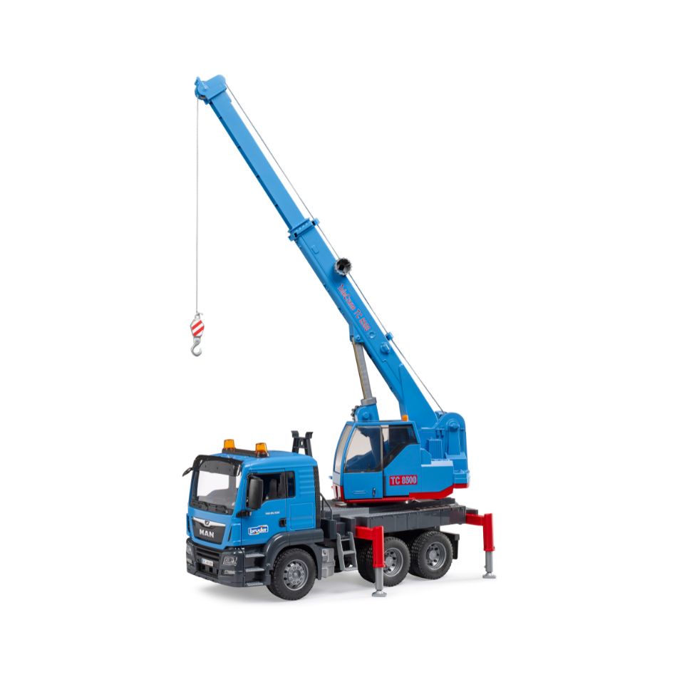 BRUDER 03771 MAN TGS CRANE TRUCK KOUREAS TOYS