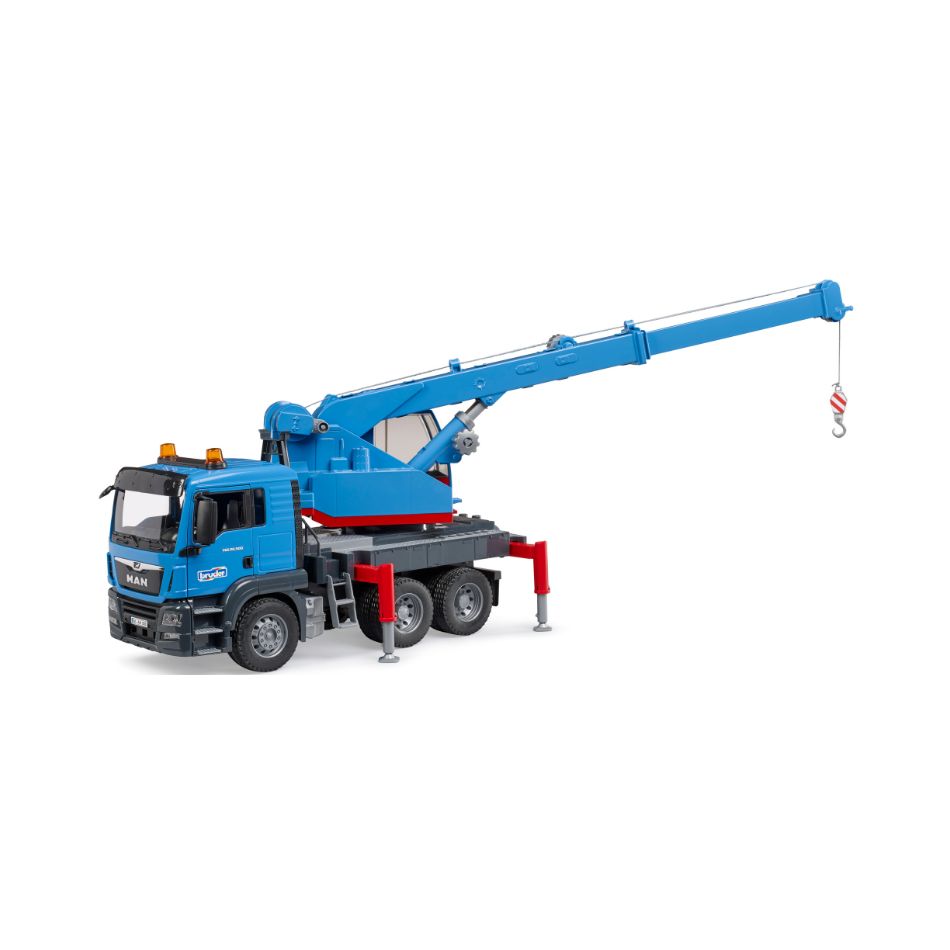 BRUDER 03771 MAN TGS CRANE TRUCK KOUREAS TOYS