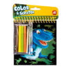 AS 61006 DRAWING SET POCKET DINOSAURS IN 4 DIFFERENT ITEMS KOUREAS TOYS