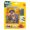 AS 61006 DRAWING SET POCKET DINOSAURS IN 4 DIFFERENT ITEMS KOUREAS TOYS