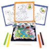 AS 61006 DRAWING SET POCKET DINOSAURS IN 4 DIFFERENT ITEMS KOUREAS TOYS