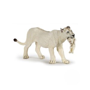 50203 PAPO WILD WHITE LIONESS WITH CUB KOUREAS TOYS