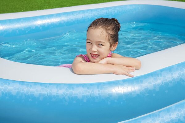 BESTWAY 54006 INFLATABLE RECTANGULAR FAMILY POOL KOUREAS TOYS