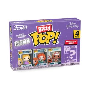 FUNKO BITTY POP! 4 PACK: DISNEY PRINCESS SURPRISE MINI FIGURE KOUREAS TOYS