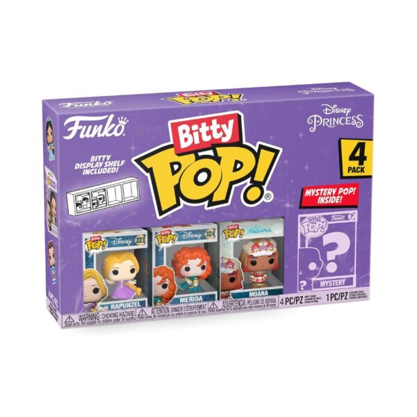 FUNKO BITTY POP! 4 PACK: DISNEY PRINCESS SURPRISE MINI FIGURE KOUREAS TOYS