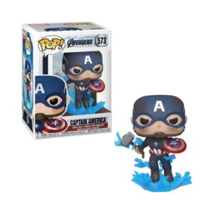 FUNKO POP! MARVEL: AVENGERS ENDGAME – CAPTAIN AMERICA WITH BROKEN SHIELD & MJOLNIR 573 KOUREAS TOYS