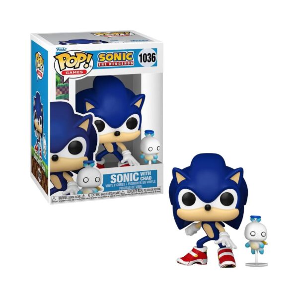 FUNKO POP! GAMES: SONIC THE HEDGEHOG – SONIC WITH CHAO 1036 KOUREAS TOYS