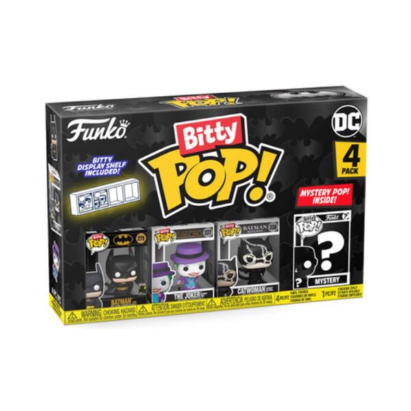 FUNKO BITTY POP! 4 PACK: DC 85TH BATMAN SURPRISE MINI FIGURE KOUREAS TOYS
