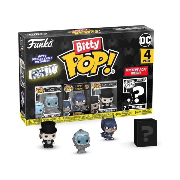 FUNKO BITTY POP! 4 PACK: DC BATMAN 85TH FREEZE SURPRISE MINI FIGURE KOUREAS TOYS