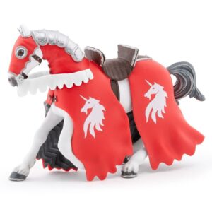 39781 PAPO MEDIEVAL FANTASY HORSE OF UNICORN KNIGHT WITH SPEAR KOUREAS TOYS
