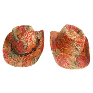 CARNIVAL COWBOY HAT WITH FLORAL PATTERN 8145 KOUREAS TOYS