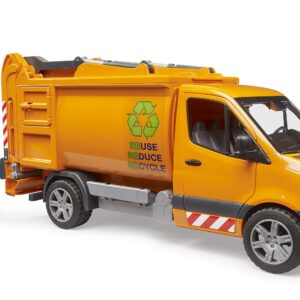 BRUDER 02682 MB SPRINTER MUNICIPAL WASTE DISPOSAL AND 2 GARBAGE CANS KOUREAS TOYS