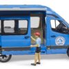 BRUDER 02684 MB SPRINTER CAMPER WITH DRIVER AND ACCESSORY KOUREAS TOYS