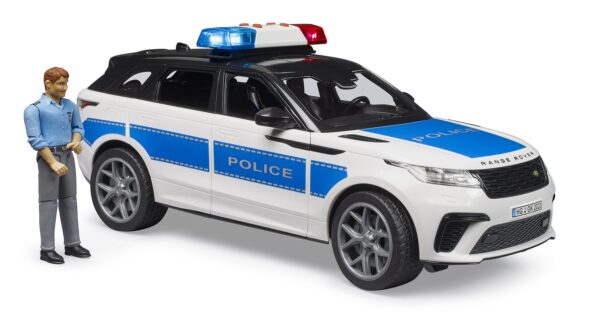 BRUDER 02890 RANGE ROVER VELAR POLICE VEHICLE WITH POLICE OFFICER KOUREAS TOYS