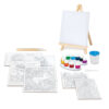 AS 11043 HAPPIHOBBI PAINTING WORKSHOP AQUARELLE DRAWING SET WITH WOODEN EASEL KOUREAS TOYS