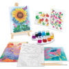 AS 11043 HAPPIHOBBI PAINTING WORKSHOP AQUARELLE DRAWING SET WITH WOODEN EASEL KOUREAS TOYS