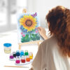 AS 11043 HAPPIHOBBI PAINTING WORKSHOP AQUARELLE DRAWING SET WITH WOODEN EASEL KOUREAS TOYS