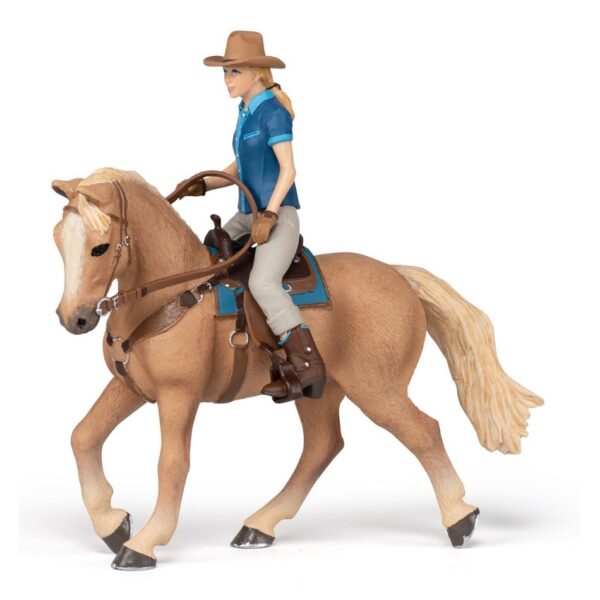 51566 PAPO HORSES COWGIRL AND HER HORSE KOUREAS TOYS
