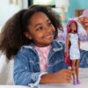 BRAND JDC86 BARBIE® FASHION DOLL WITH EXTRA-LONG COLOR-STREAKED BLACK HAIR, CLOTHES & STYLING ACCESSORIES KOUREAS TOYS