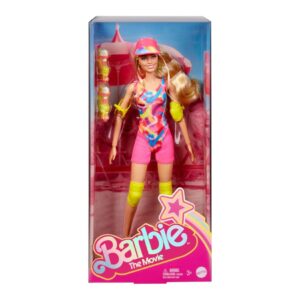 BARBIE HRB04 THE MOVIE - INLINE SKATING OUTFIT, ICONIC LOOK FROM THE FILM, NEON SKATE GEAR KOUREAS TOYS