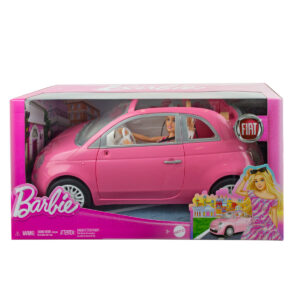 BRAND HRG59 BARBIE DOLL WITH FIAT 500 VEHICLE KOUREAS TOYS