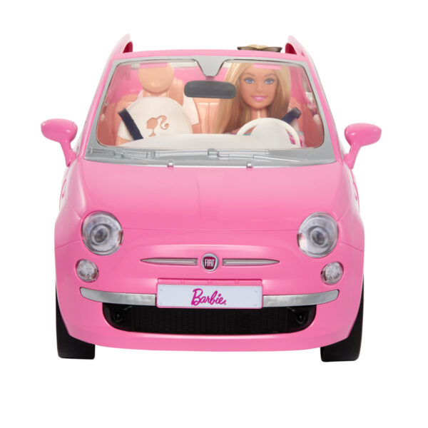 BRAND HRG59 BARBIE DOLL WITH FIAT 500 VEHICLE KOUREAS TOYS