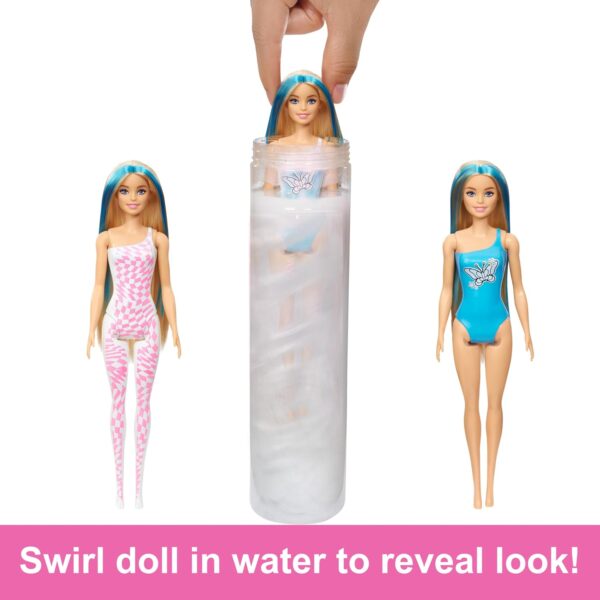 BRAND HRK06 BARBIE COLOR REVEAL DOLL & ACCESSORIES WITH 6 UNBOXING SURPRISES, RAINBOW - INSPIRED SERIES WITH COLOR KOUREAS TOYS
