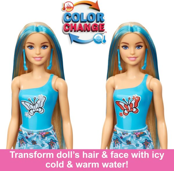 BRAND HRK06 BARBIE COLOR REVEAL DOLL & ACCESSORIES WITH 6 UNBOXING SURPRISES, RAINBOW - INSPIRED SERIES WITH COLOR KOUREAS TOYS