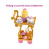 BRAND HLW20 DISNEY PRINCESS - BELLE TEA TIME FASHION DOLL & PLAYSET WITH TEA CART, 3 CHARACTER FRIENDS AND FOOD ACCESSORIES KOUREAS TOYS