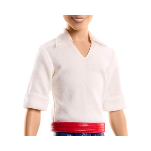 BRAND HLV97 DISNEY PRINCESS - PRINCE ERIC POSABLE FASHION DOLL IN SIGNATURE OUTFIT, INSPIRED BY THE LITTLE MERMAID MOVIE - Image 4