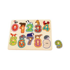 PHOOHI PH07K028 WOODEN PUZZLE WITH NUMBERS KOUREAS TOYS