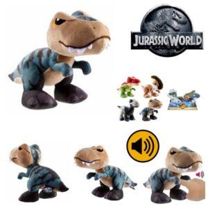 BRAND HXB93 JURASSIC WORLD PLUSH DINOSAUR CREATURES WITH SOUND - EOCARCHARIA 23cm KOUREAS TOYS