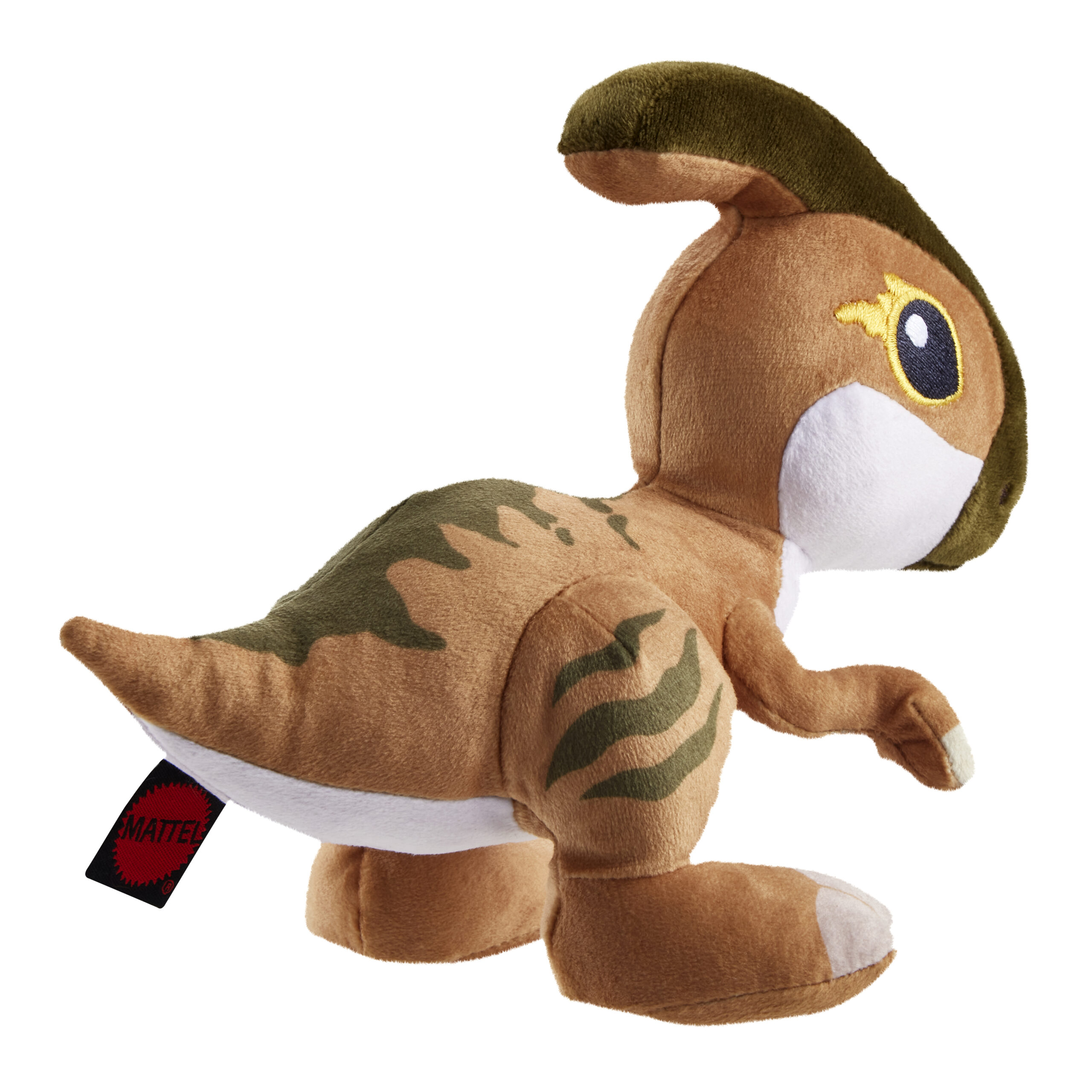 BRAND HWF98 JURASSIC WORLD PLUSH DINOSAUR CREATURES WITH SOUND - PARASAUROLOPHUS 23cm KOUREAS TOYS