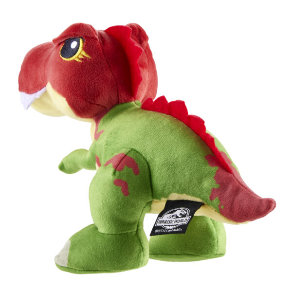 BRAND HWF97 JURASSIC WORLD PLUSH DINOSAUR CREATURES WITH SOUND - SUCHOMIMUS 23cm KOUREAS TOYS