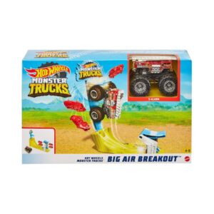 BRAND GYC81 HOT WHEELS MONSTER TRUCKS BIG AIR BREAKOUT PLAY SET KOUREAS TOYS