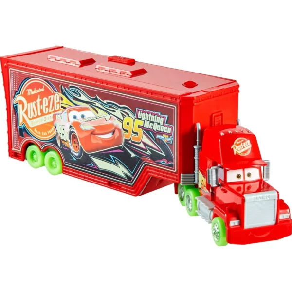 BRAND HPX76 CARS GLOW RACERS TRANSFORMING MACK PLAYSET KOUREAS TOYS