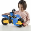 BRAND HNM32 IMAGINEXT DC SUPER FRIENDS BATMAN TOYS - XL BATCYCLE AND BATMAN - Image 3