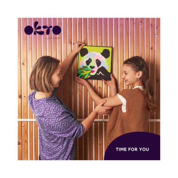 SENSORY ART COLORING WITH CLAY SET BY NUMBERS PANDA 20000 KOUREAS TOYS
