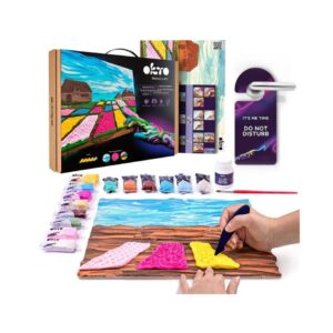 SENSORY ART 3D PICTURES FAMOUS MASTERPIECES PAINTING CREATIVE SET FLOWER BEDS IN HOLLAND 10001 KOUREAS TOYS