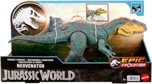 BRAND HTK79 JURASSIC WORLD EPIC EVOLUTION GIANT TRACKERS NEOVENATOR DINOSAUR KOUREAS TOYS