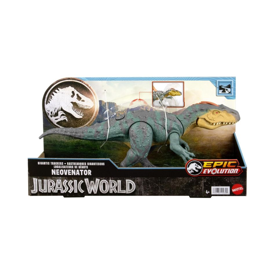 BRAND HTK79 JURASSIC WORLD EPIC EVOLUTION GIANT TRACKERS NEOVENATOR DINOSAUR KOUREAS TOYS