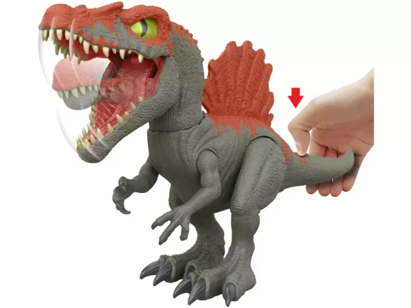 BRAND HTP71 JURASSIC WORLD CRUSHIVORES SPINOSAURUS CAGE CRASHER DINOSAUR KOUREAS TOYS