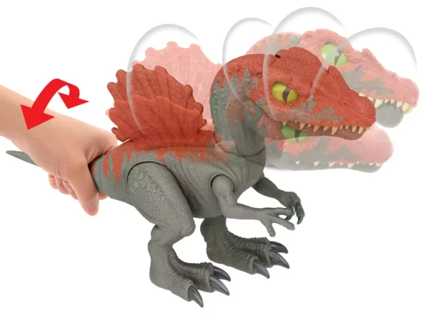 BRAND HTP71 JURASSIC WORLD CRUSHIVORES SPINOSAURUS CAGE CRASHER DINOSAUR KOUREAS TOYS