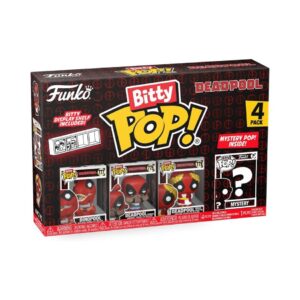 FUNKO BITTY POP! 4 PACK: DEADPOOL SURPRISE MYSTERY MINI FIGURE KOUREAS TOYS