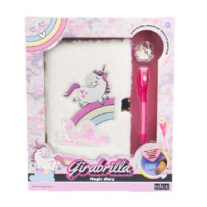 NICE 02519 GIRABRILLA MAGICAL UNICORN DIARY KOUREAS TOYS