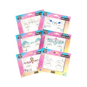 NICE 02605 STAR FACE GEMS TATTOO KOUREAS TOYS