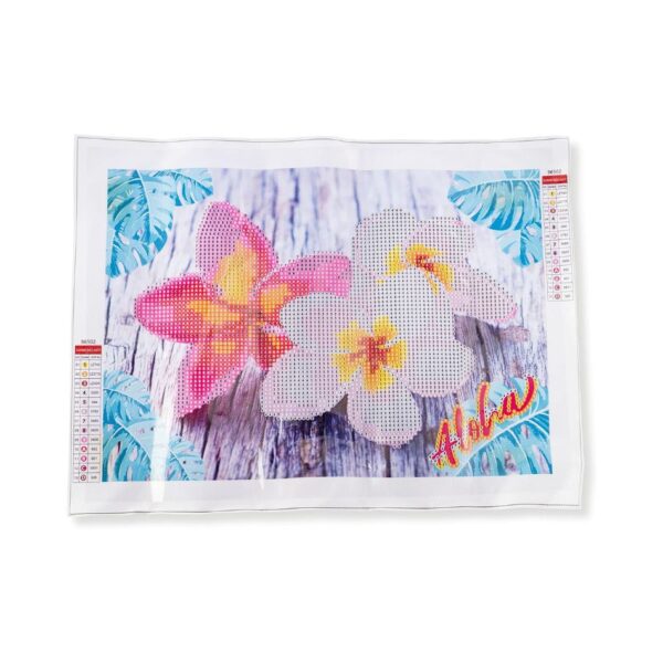NICE 96502 DIAMANTINY ARTIST SMALL - ALOHA FLOWERS KOUREAS TOYS