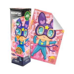 NICE 96506 DIAMANTINY ARTIST SMALL - SUPERHERO, MULTICOLOURED KOUREAS TOYS