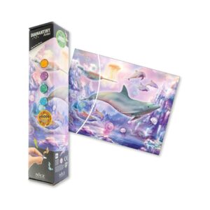 NICE 96521 DIAMANTINY ARTIST MEDIUM - DREAMING DOLPHINS KOUREAS TOYS